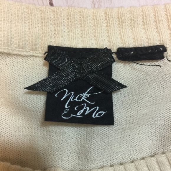 ANTHROPOLOGIE Nick & Mo Sequined Cardigan Sweater - Picture 4 of 6